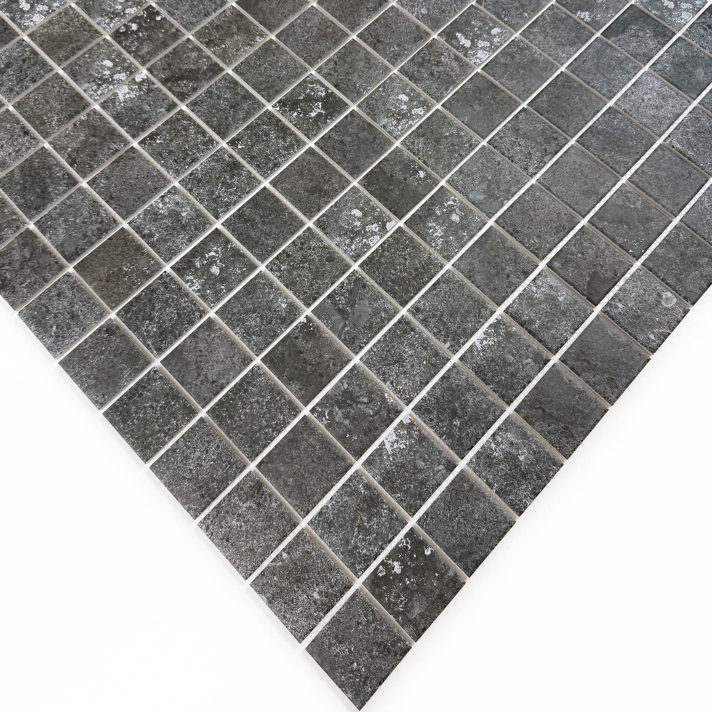 Limestone Porcelain Tile Series Grey Flat Surface Matt Porcelain Mosaic