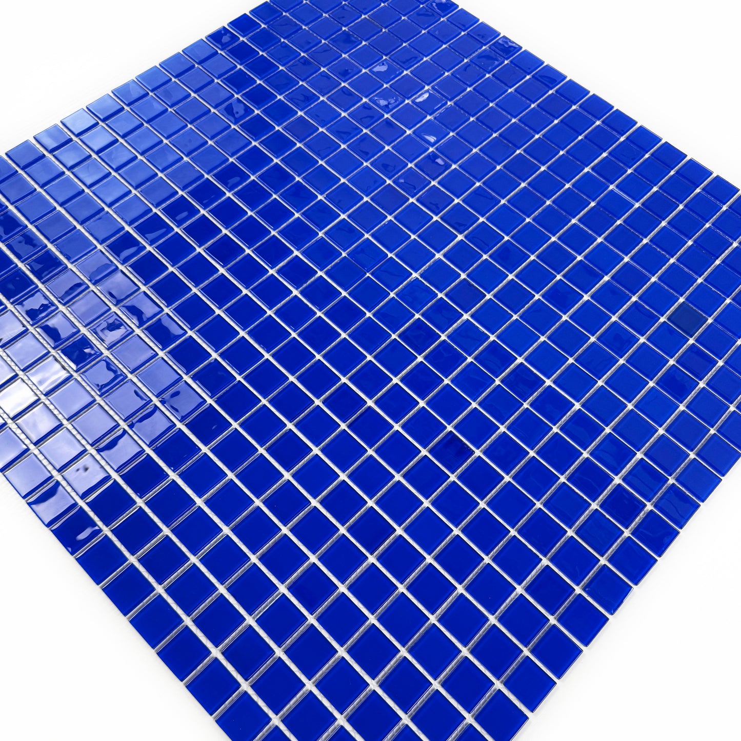Azure Enchantment Series Klein Blue Crystal Glass Mosaic