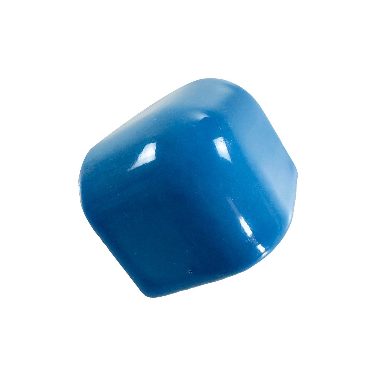Luminous Corners Series Light Blue Plain Small Three-Way External Corner Glazed Porcelain