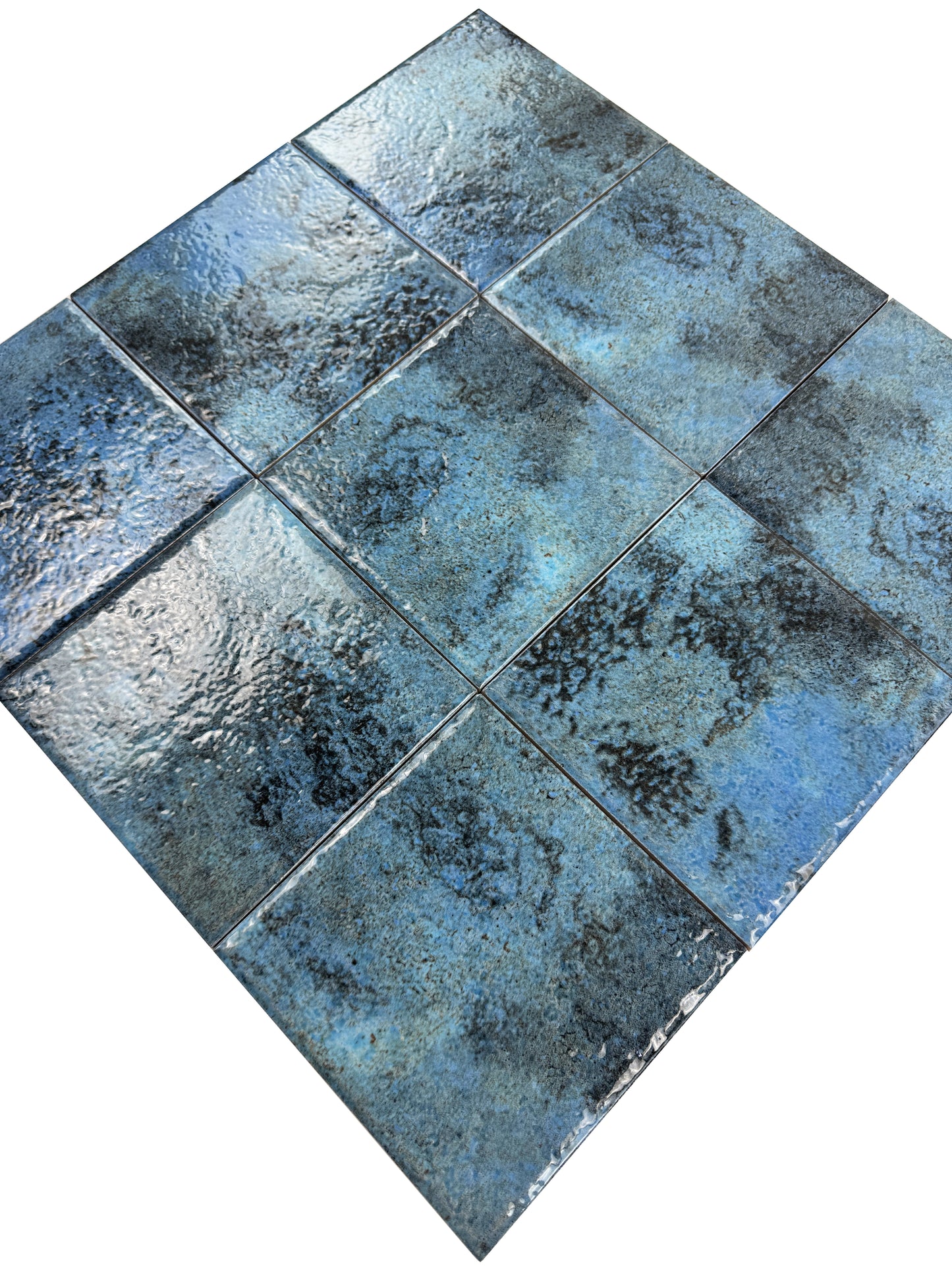 Majestic Natural Series Baby Blue & Iron Grey mixed natural gradients design Porcelain tile