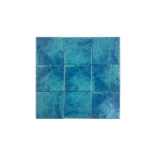 Majestic Natural Series  Tiffany blue & french blue mixed natural gradients design Porcelain tile