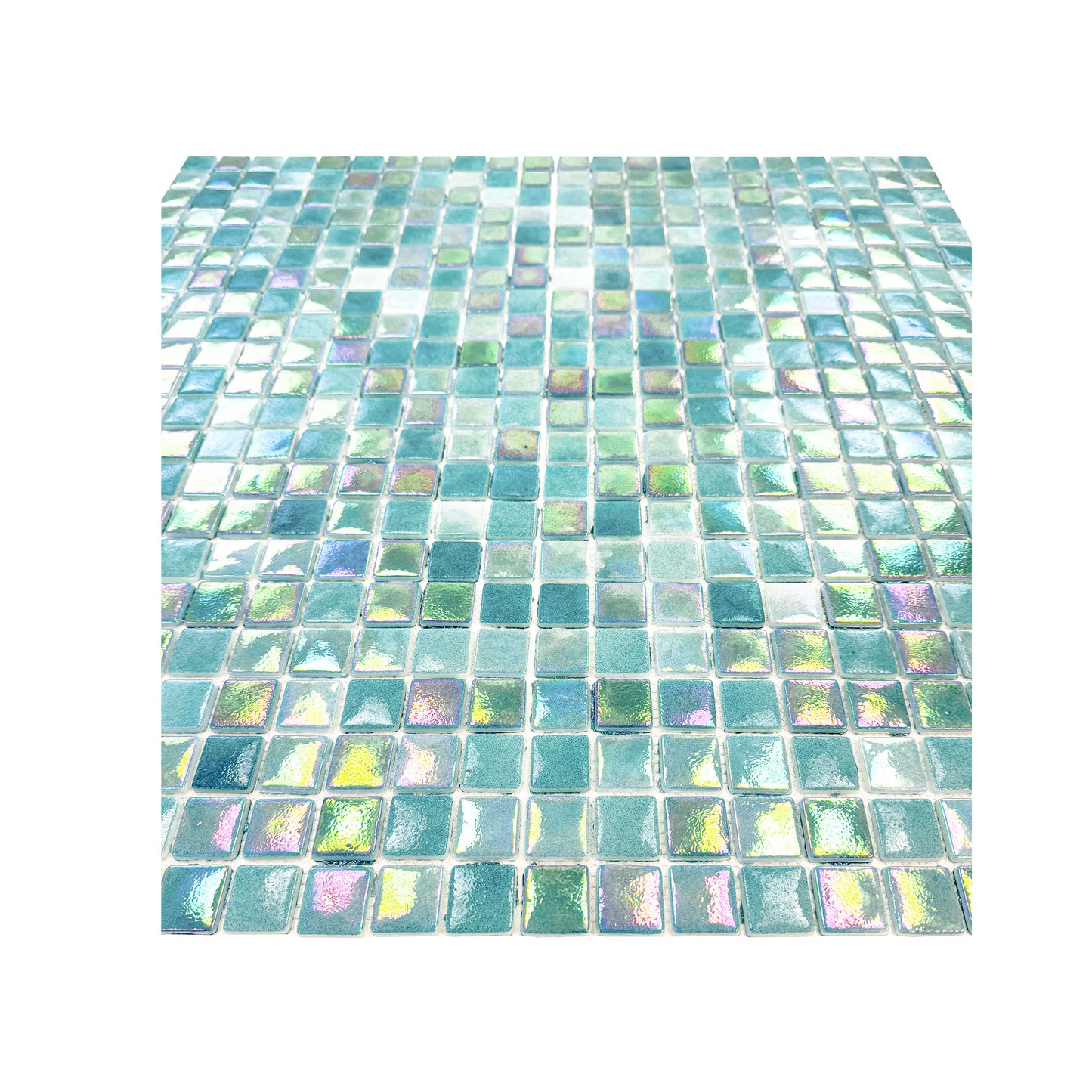 Regal Europe Series Saga Green Glossy Recycled Glass Mosaic
