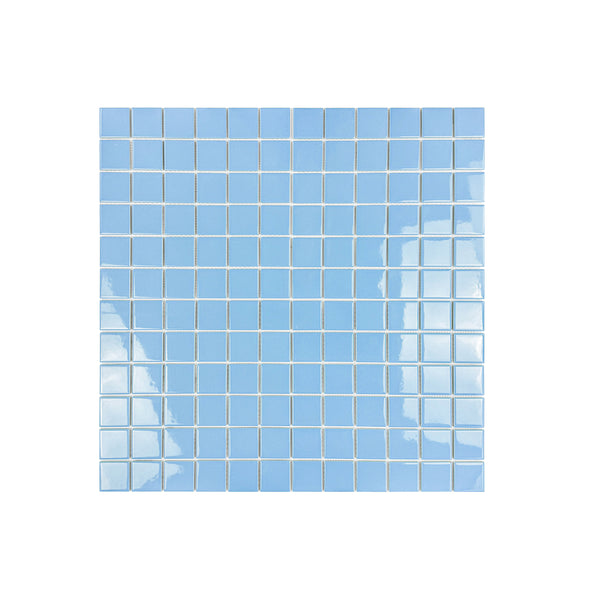 Azure Harmony Sky Blue  Ordinary Glazed Porcelain Mosaic