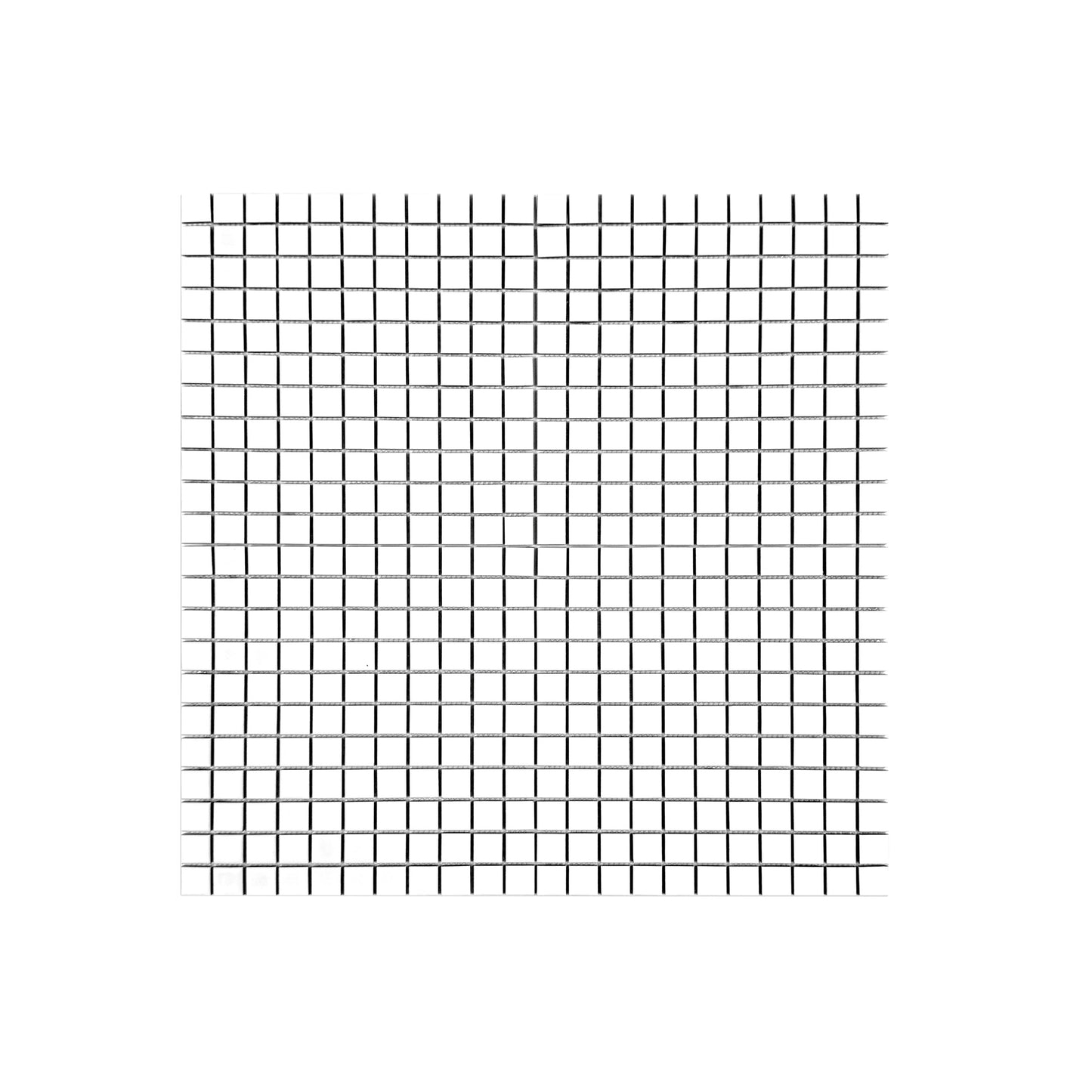 white porcelain mosaic on a white background