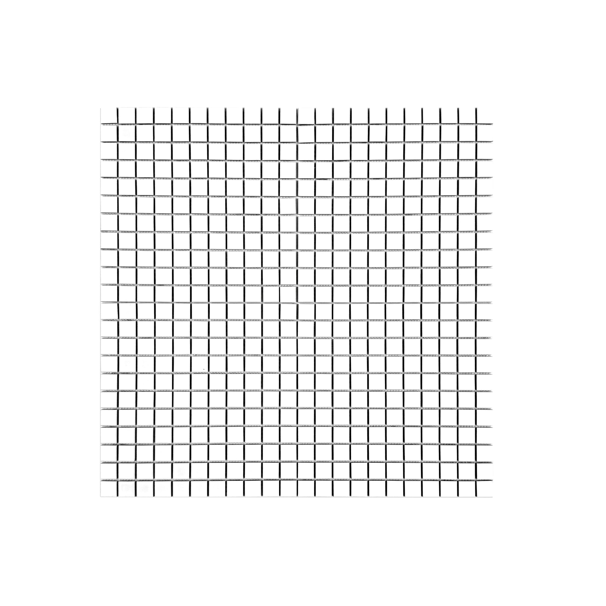 white porcelain mosaic on a white background