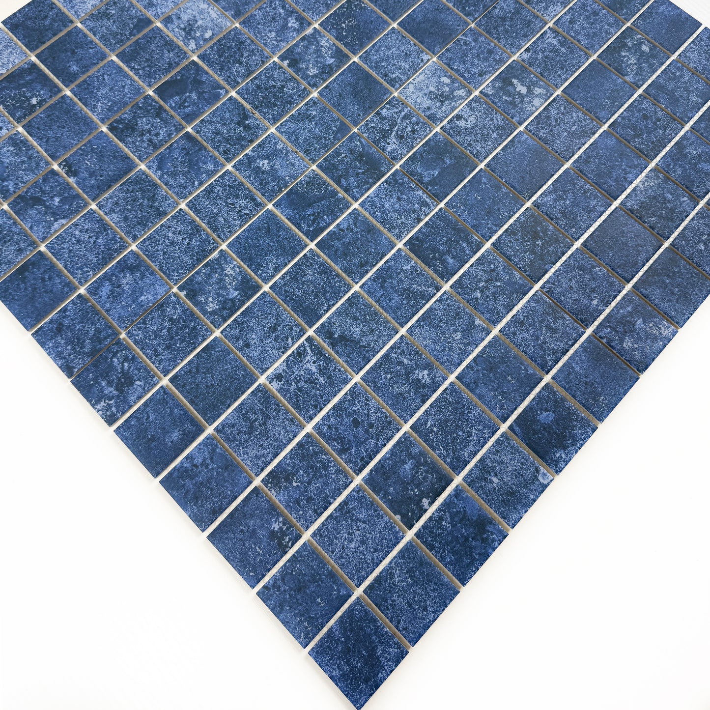 Limestone Porcelain Tile Series Blue  Flat Surface Matt Porcelain Mosaic