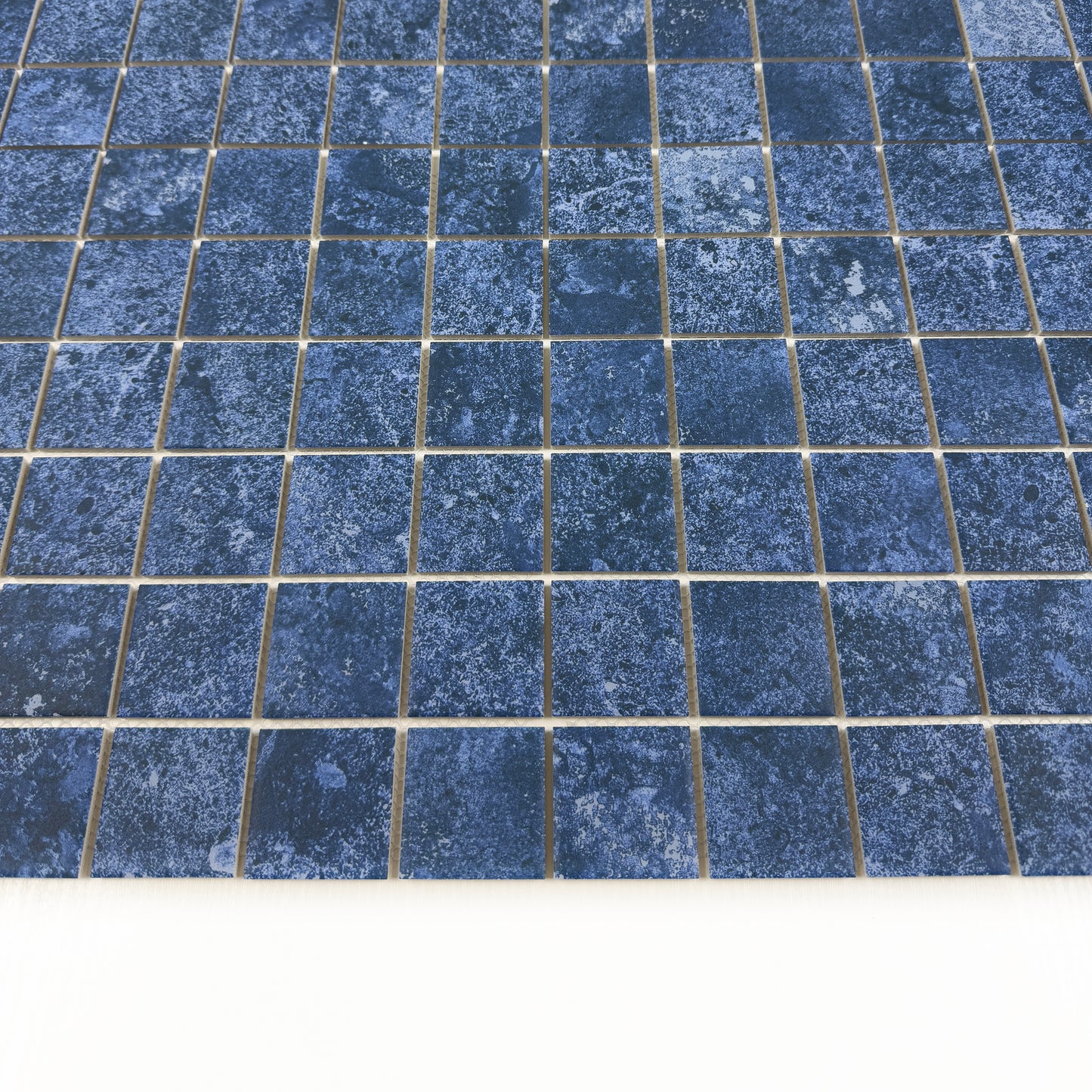 Limestone Porcelain Tile Series Blue  Flat Surface Matt Porcelain Mosaic