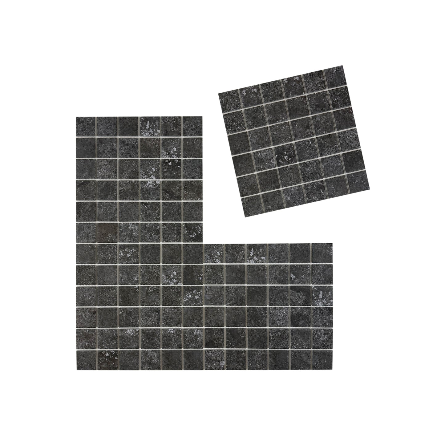 Limestone Porcelain Tile Series Grey  Flat Surface Matt Porcelain Mosaic