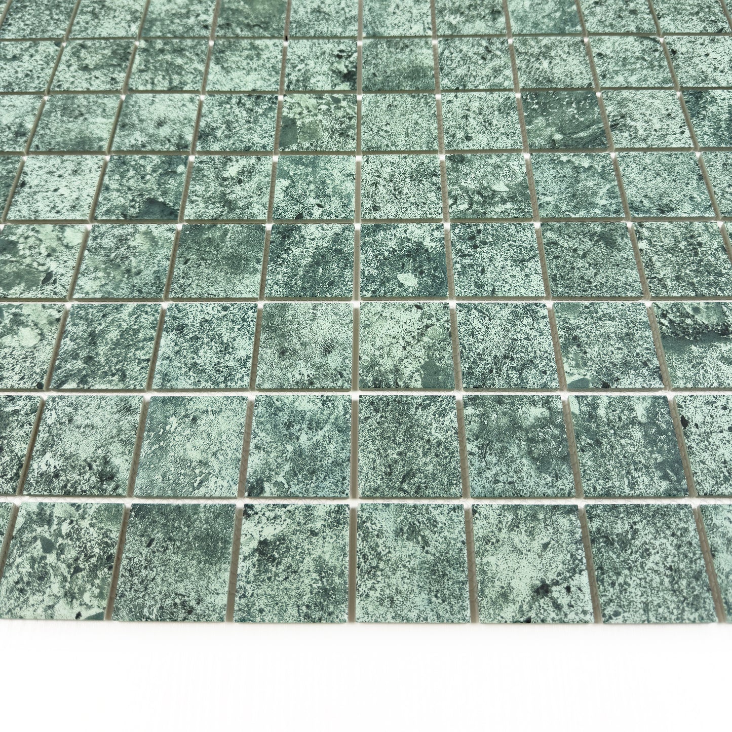 Limestone Porcelain Tile Series Green  Flat Surface Matt Porcelain Mosaic