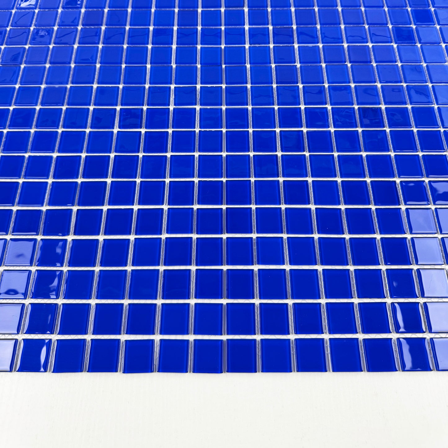Azure Enchantment Series Klein Blue Crystal Glass Mosaic