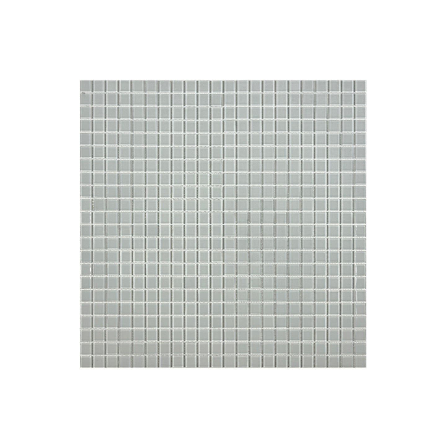 Azure Enchantment Series White Crystal Glass Mosaic