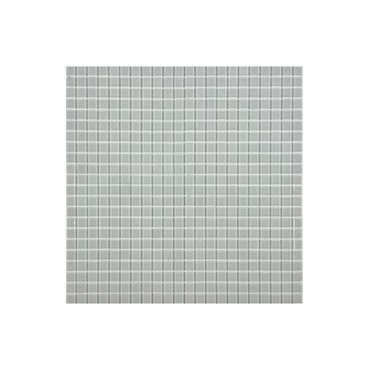 Azure Enchantment Series White Crystal Glass Mosaic