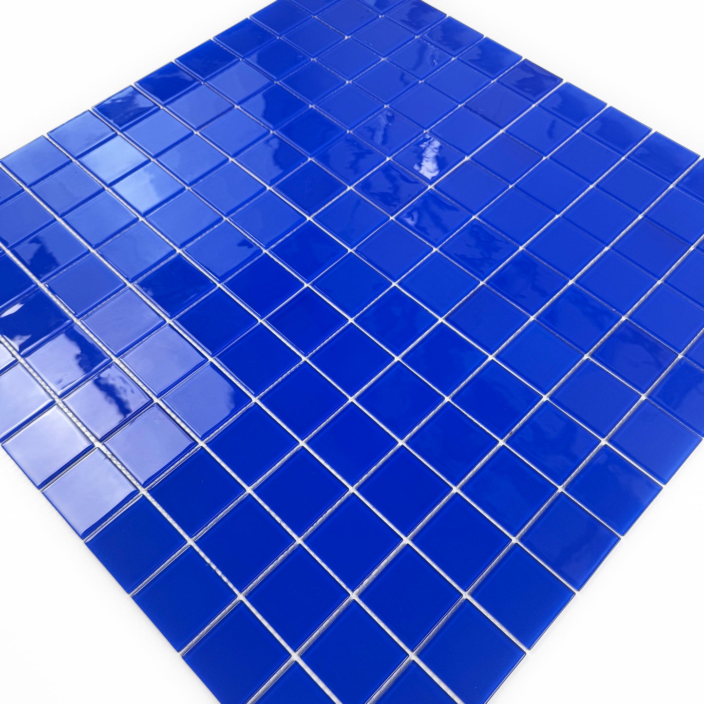 Azure Enchantment Series Klein Blue Crystal Glass Mosaic