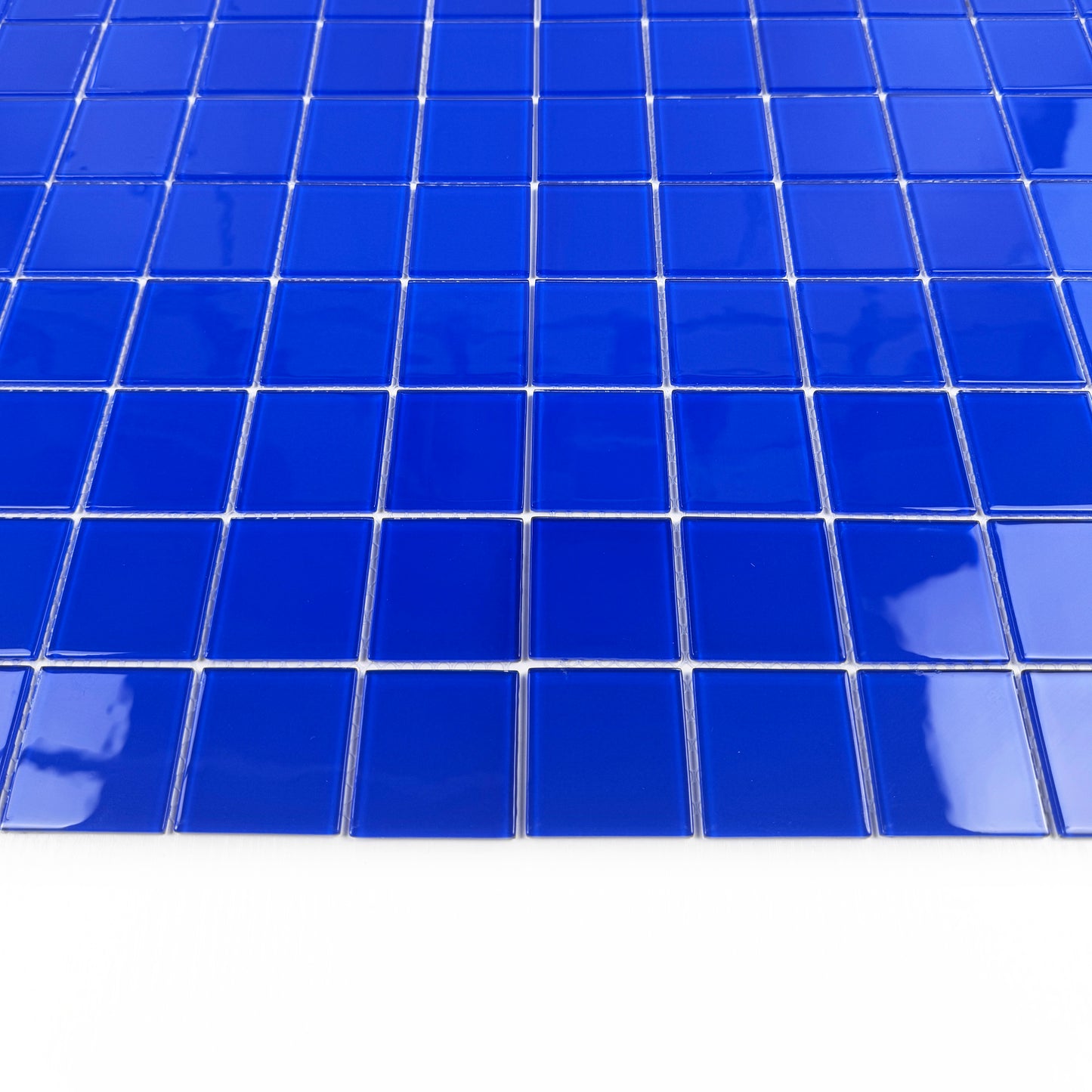 Azure Enchantment Series Klein Blue Crystal Glass Mosaic