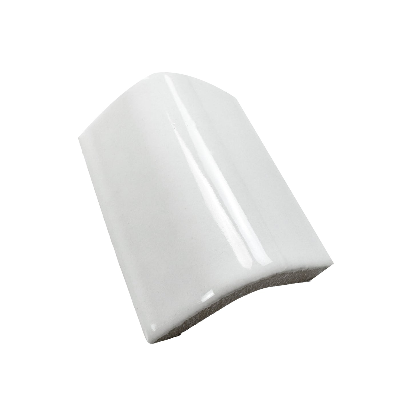 Luminous Corners Series  White Plain External Corner Glazed Porcelain