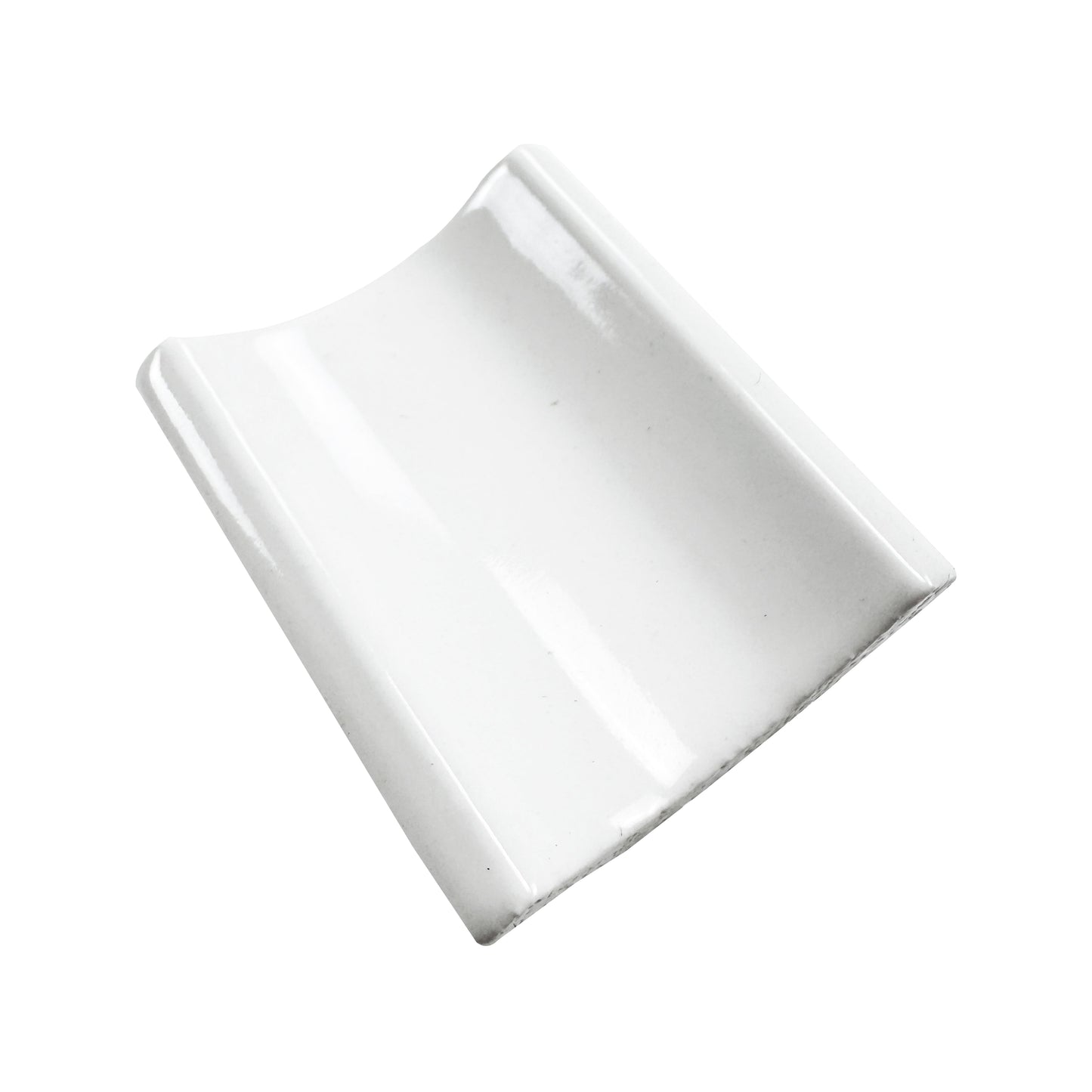 Luminous Corners Series  White Plain Internal Corner Glazed Porcelain
