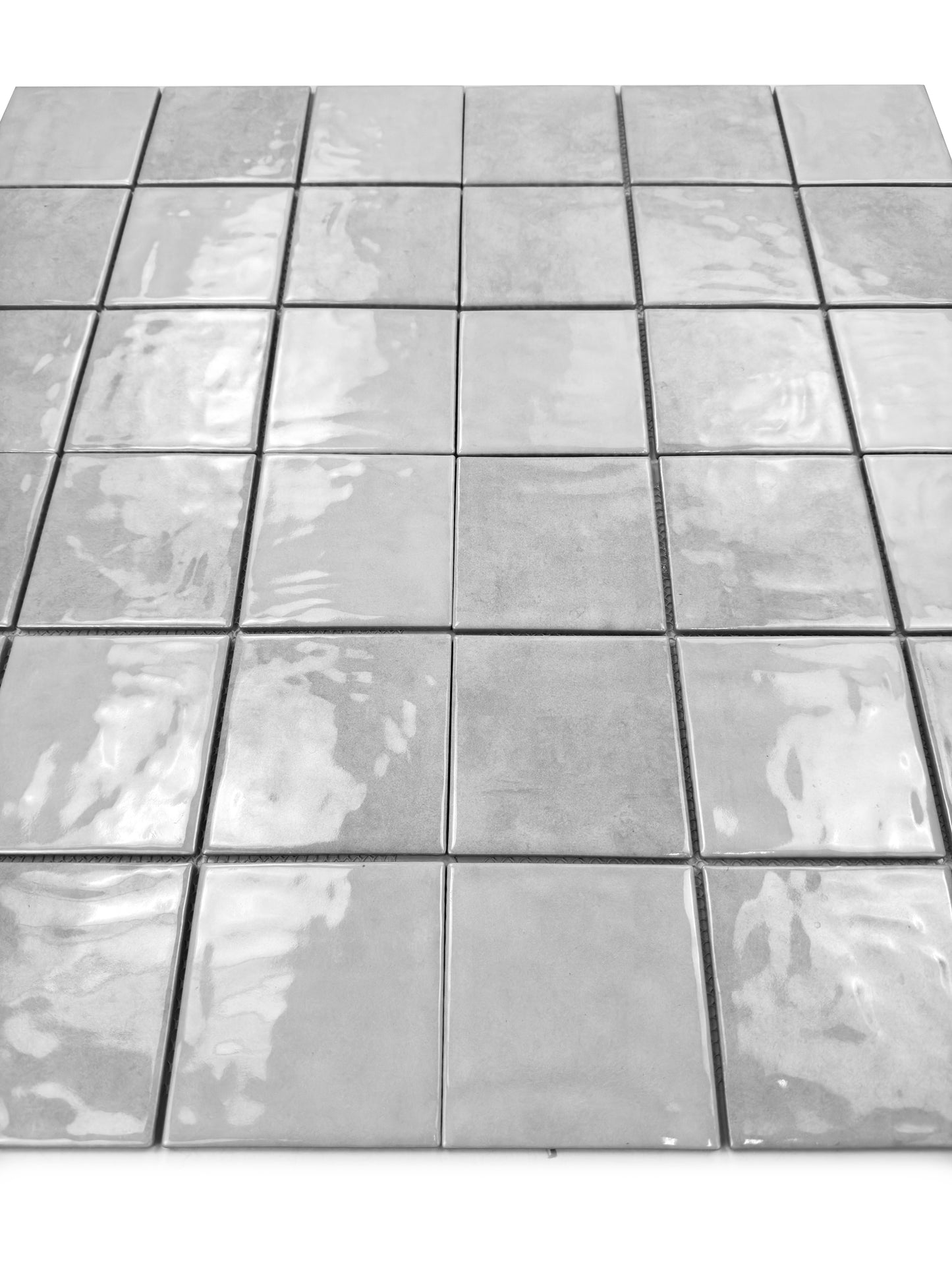Burano Series Grey White Natural Gradient Porcelain Mosaic