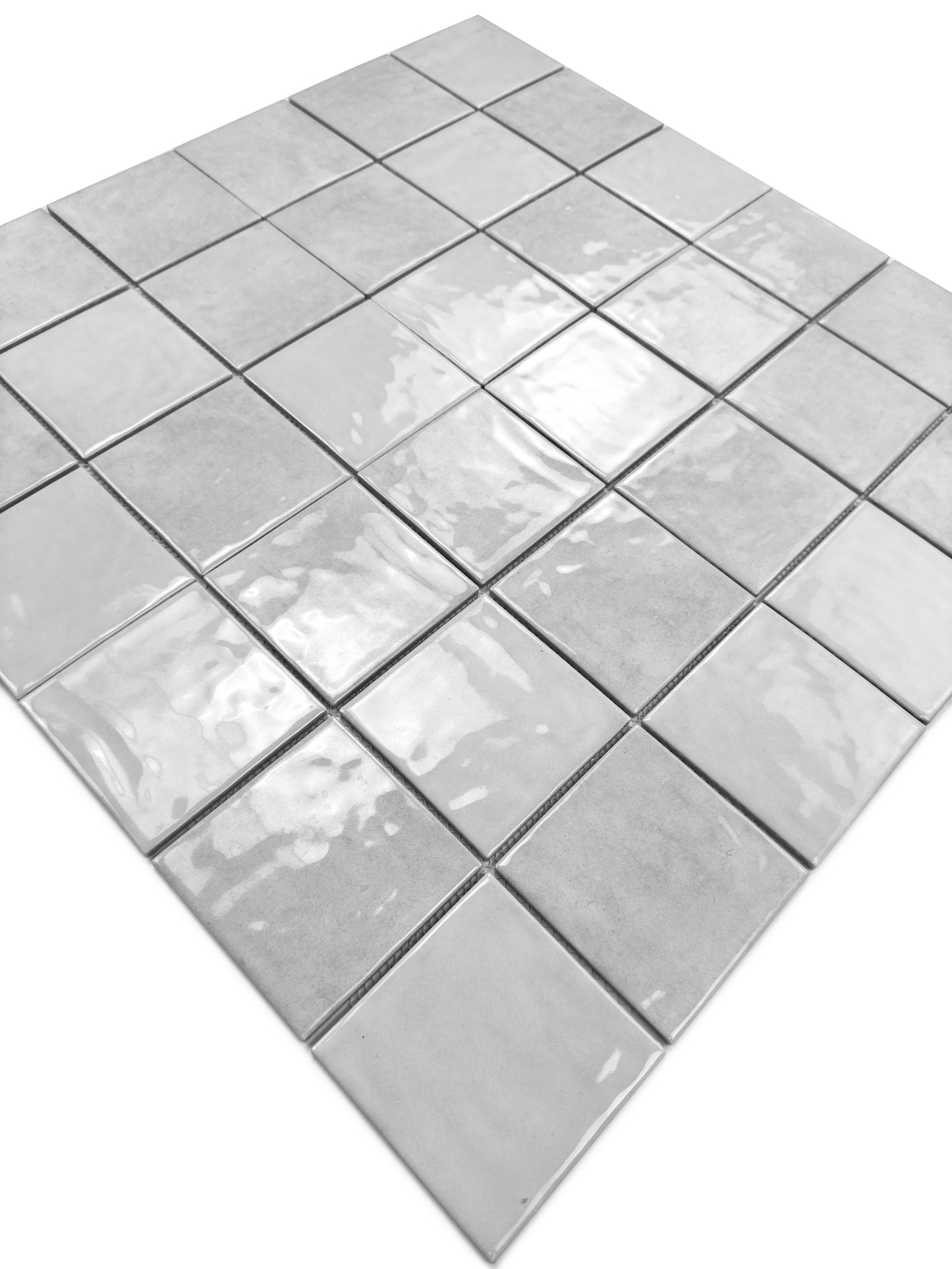 Burano Series Grey White Natural Gradient Porcelain Mosaic