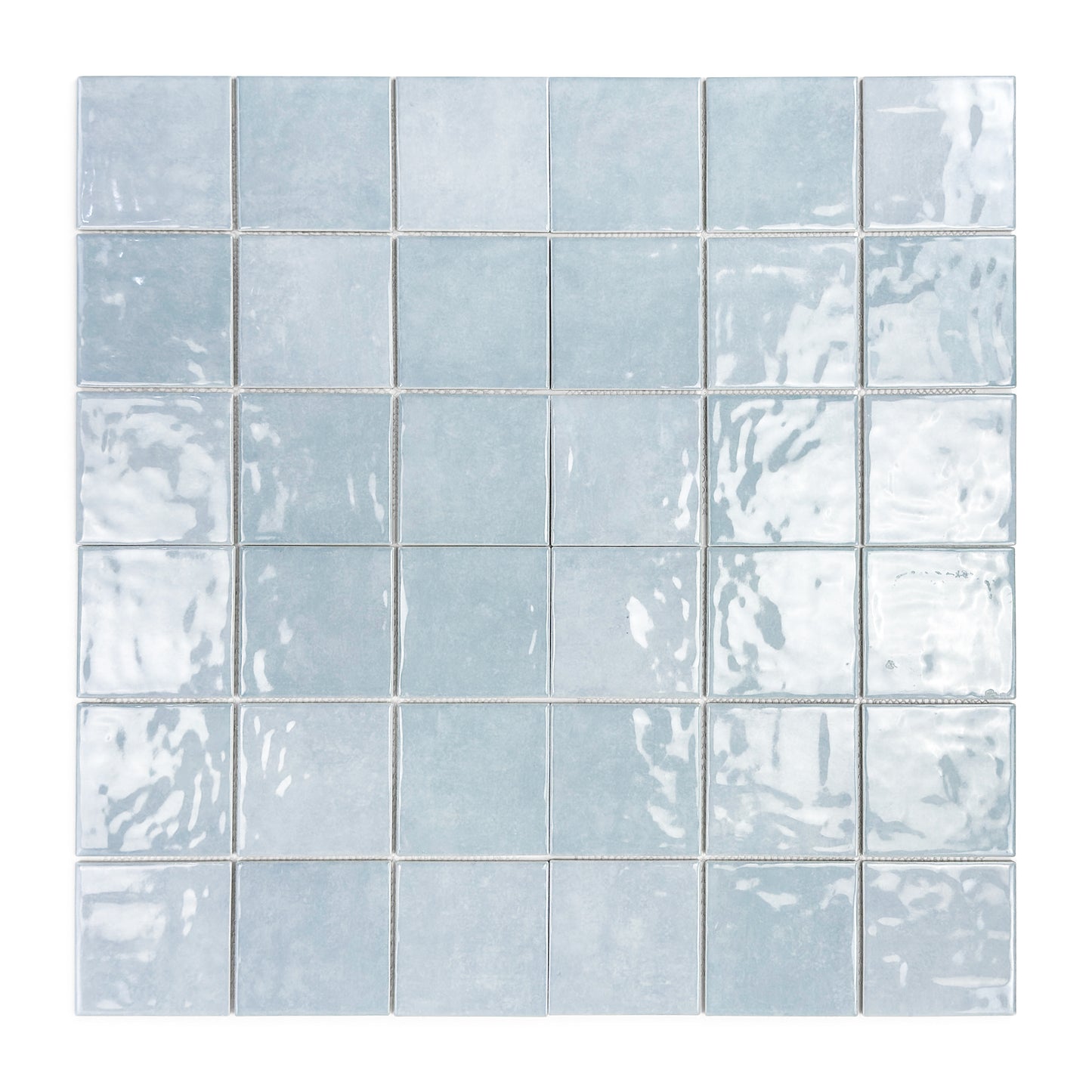 Burano Series Sky Grey Natural Gradient Porcelain Mosaic