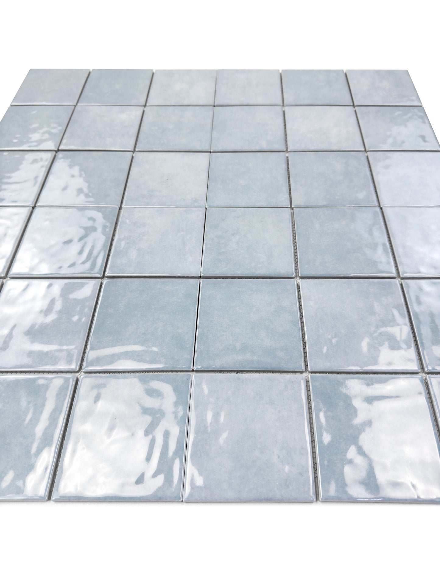 Burano Series Sky Grey Natural Gradient Porcelain Mosaic
