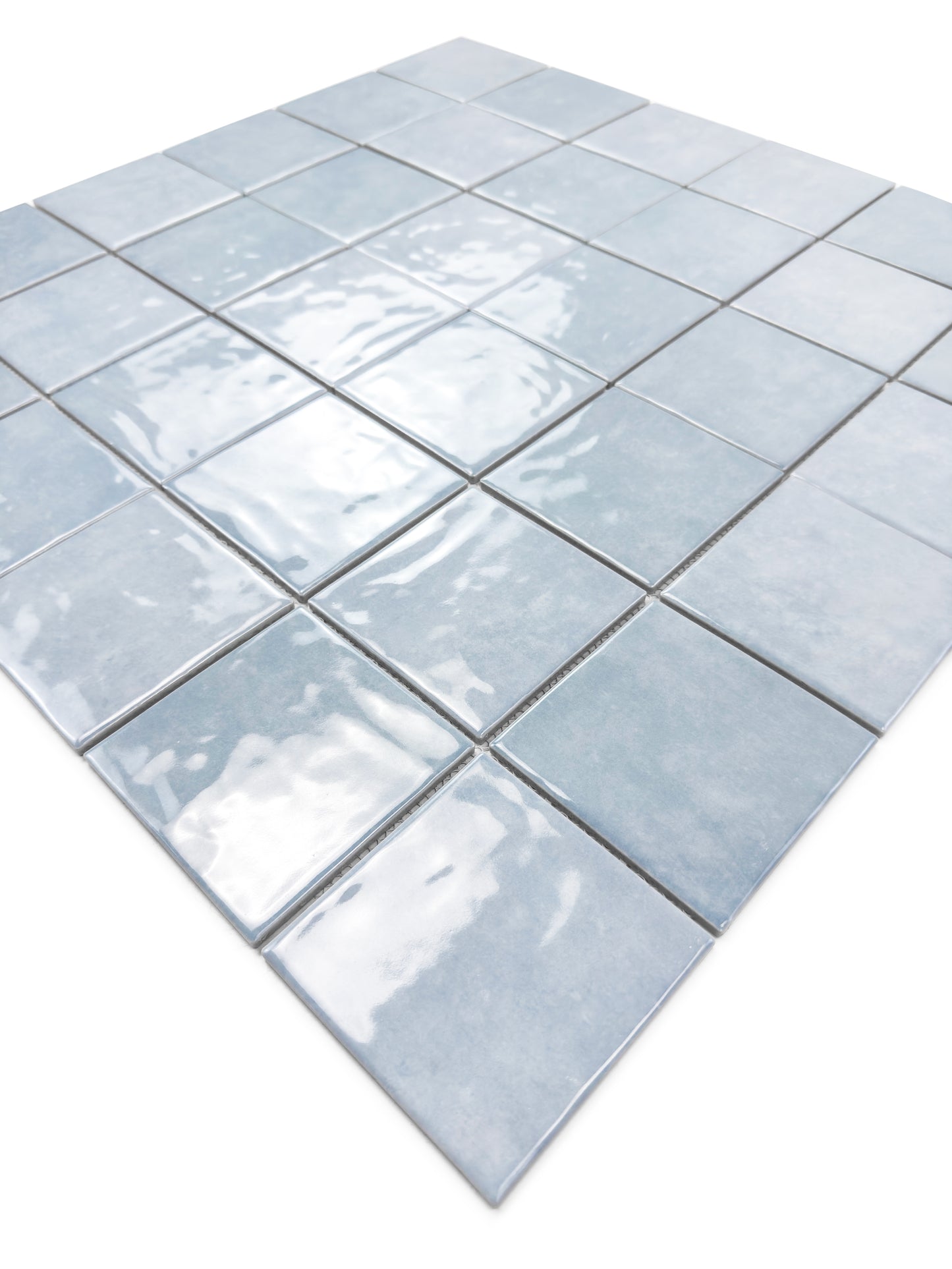 Burano Series Sky Grey Natural Gradient Porcelain Mosaic