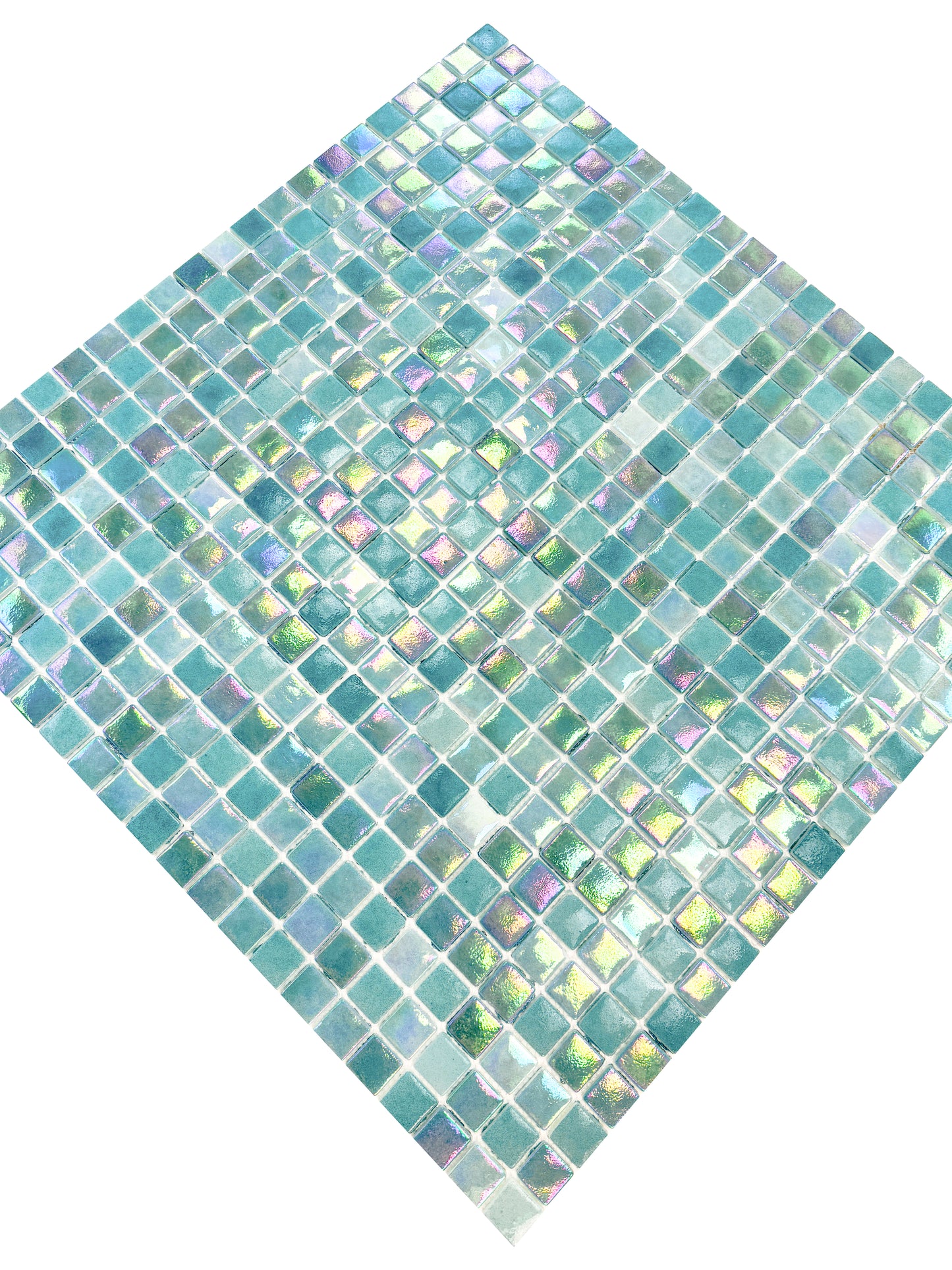 Regal Europe Series Saga Green Glossy Recycled Glass Mosaic