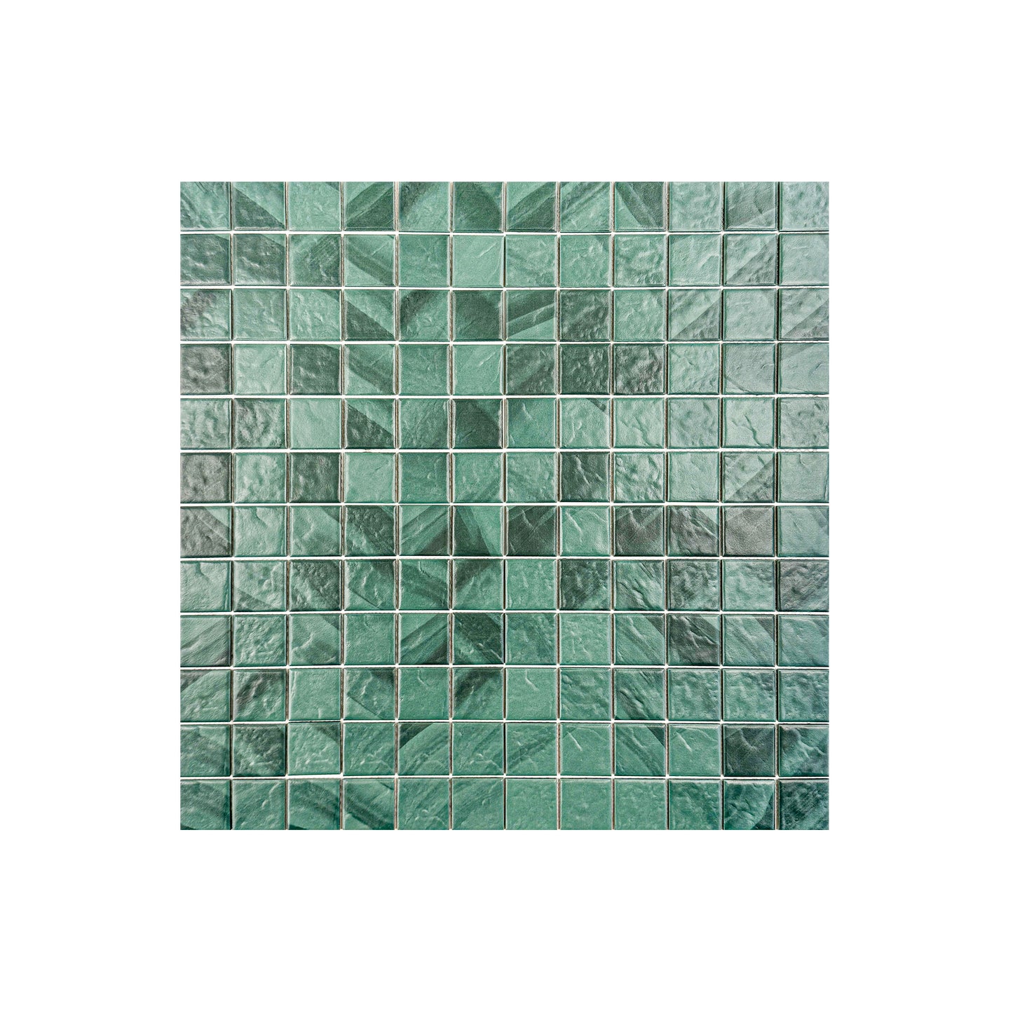 Majestic Naturale Mozambico Forest Green Stone Pattern Porcelain Mosaic