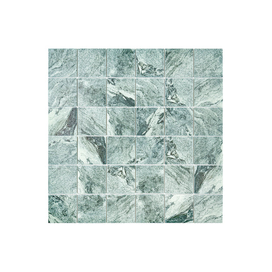Majestic Naturale Bali Green Stone Pattern Flate Surface Porcelain Mosaic