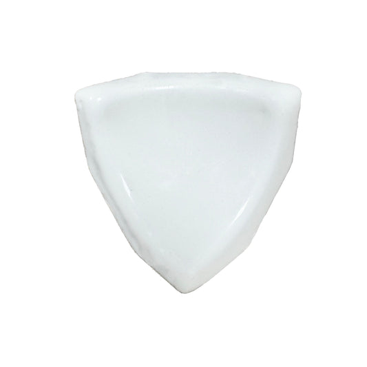 Luminous Corners Series  White Plain Small Three-Way Internal Corner Glazed Porcelain