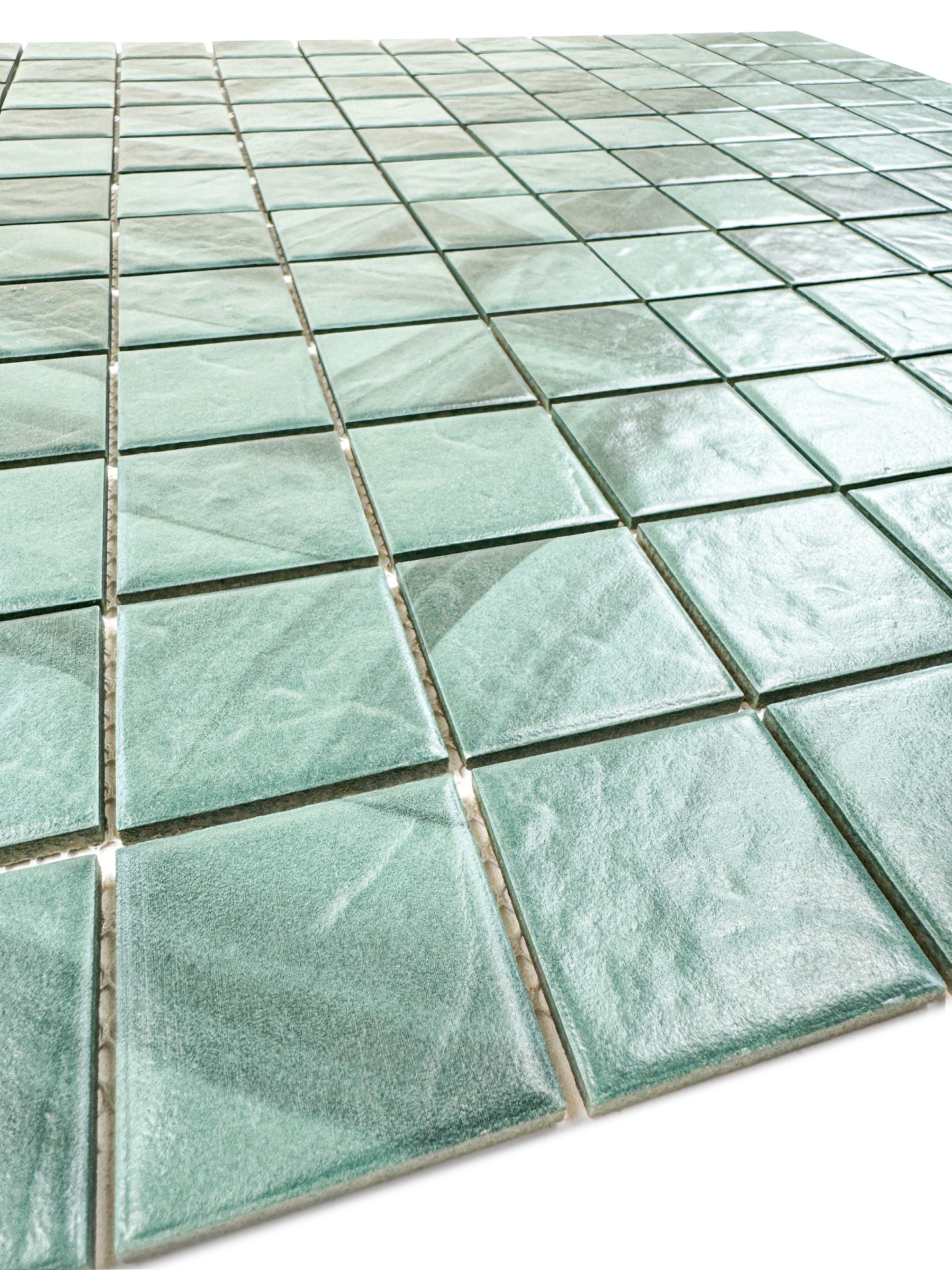 Majestic Naturale Mozambico Forest Green Stone Pattern Porcelain Mosaic