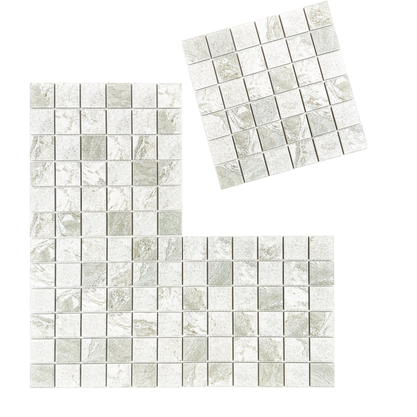 Majestic Naturale Light Beige Stone Pattern Flat Surface Porcelain Mosaic
