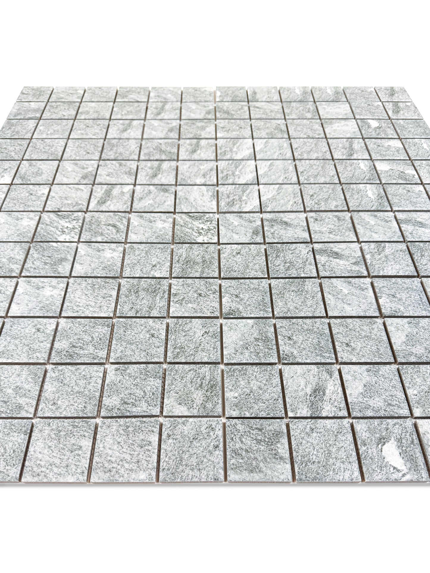 Majestic Naturale Myanmar Grey Stone Pattern Flate Surface Porcelain Mosaic