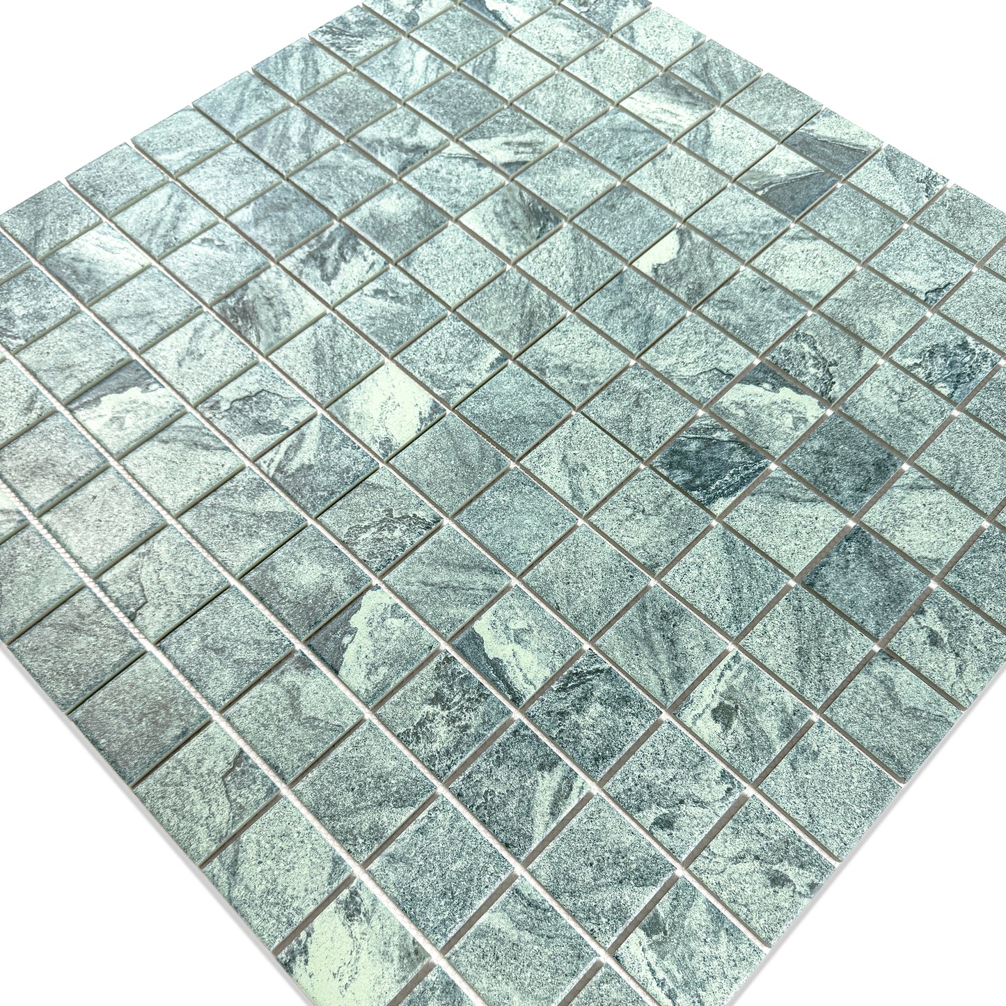 Majestic Naturale Series Bali Green Stone Pattern Flate Surface Porcelain Mosaic