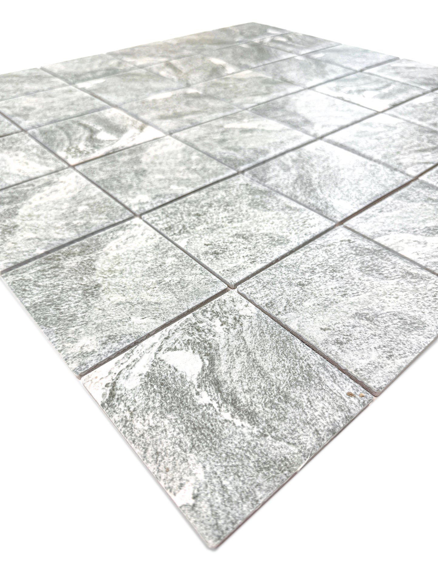 Majestic Naturale Myanmar Grey Stone Pattern Flate Surface Porcelain Mosaic