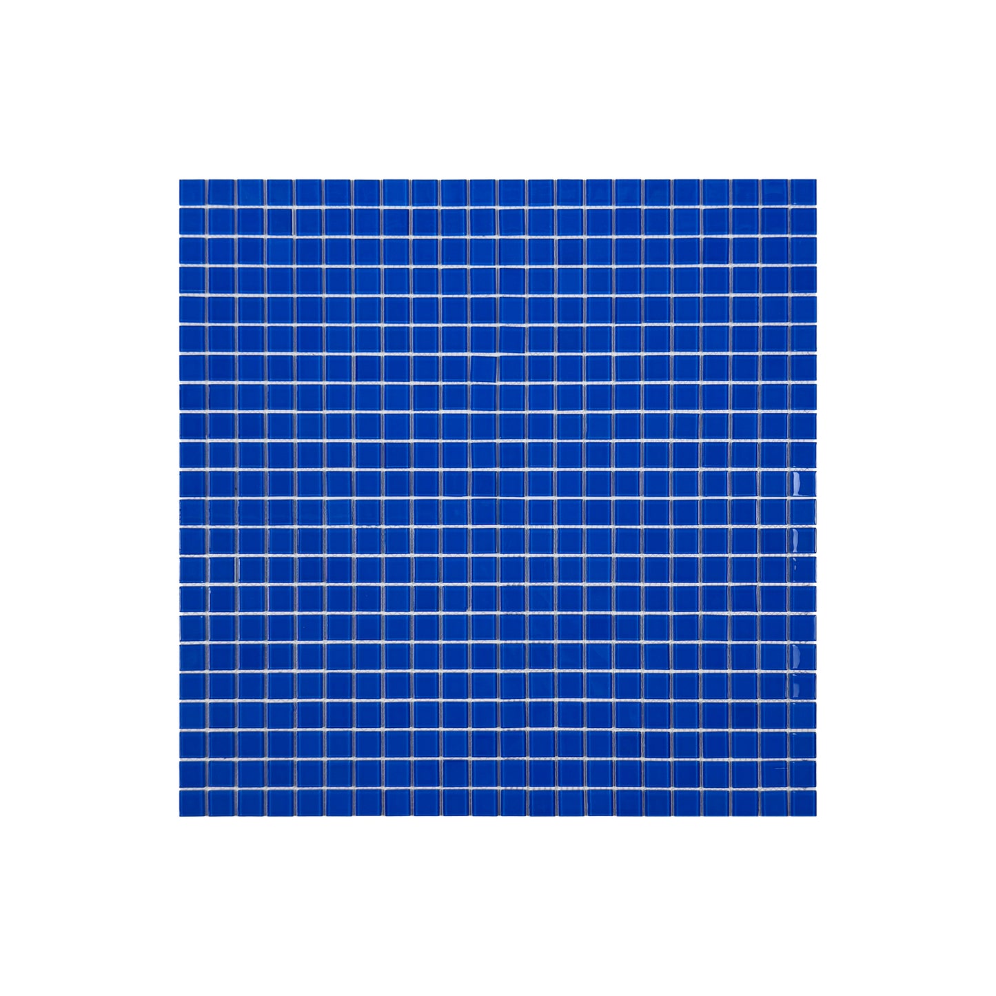 Azure Enchantment Series Royal Blue Crystal Glass Mosaic