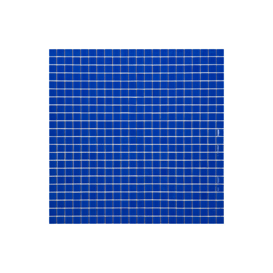 Azure Enchantment Series Royal Blue Crystal Glass Mosaic