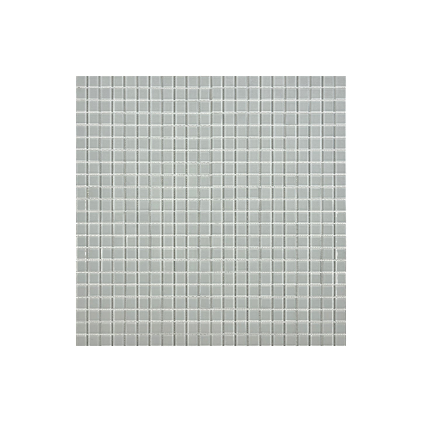 Azure Enchantment Series White Crystal Glass Mosaic