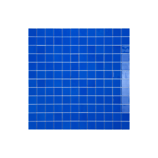 Azure Enchantment Series French Blue Crystal Glass Mosaic