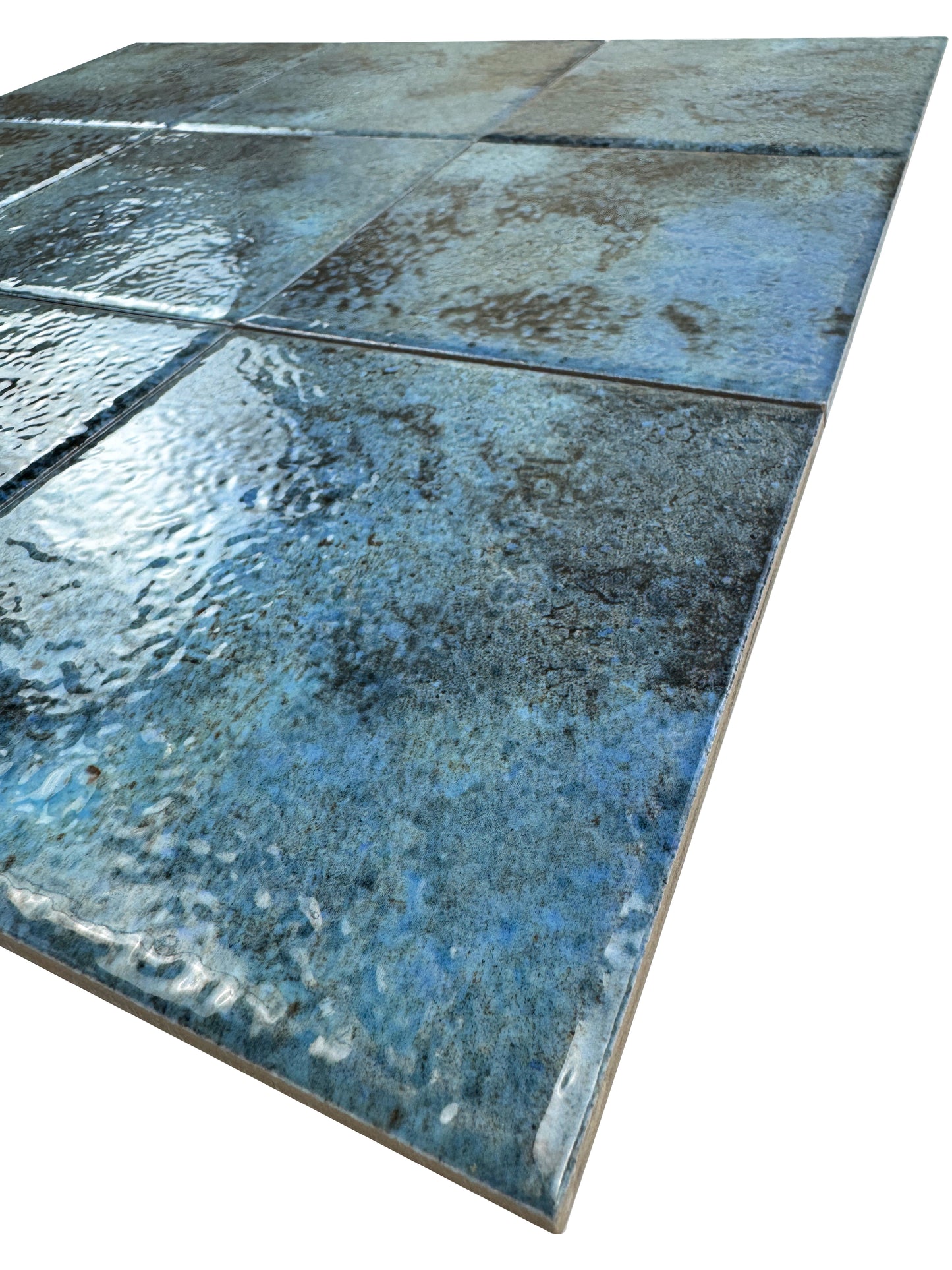 Majestic Natural Series  Baby Blue & Iron Grey mixed natural gradients design Porcelain tile