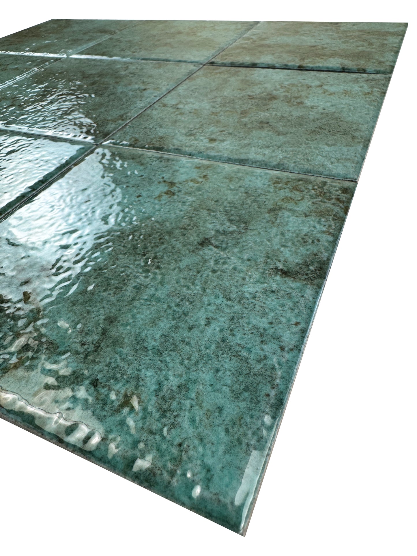 Majestic Natural Series Turquoise Blue Natural Gradients Design Porcelain Tile