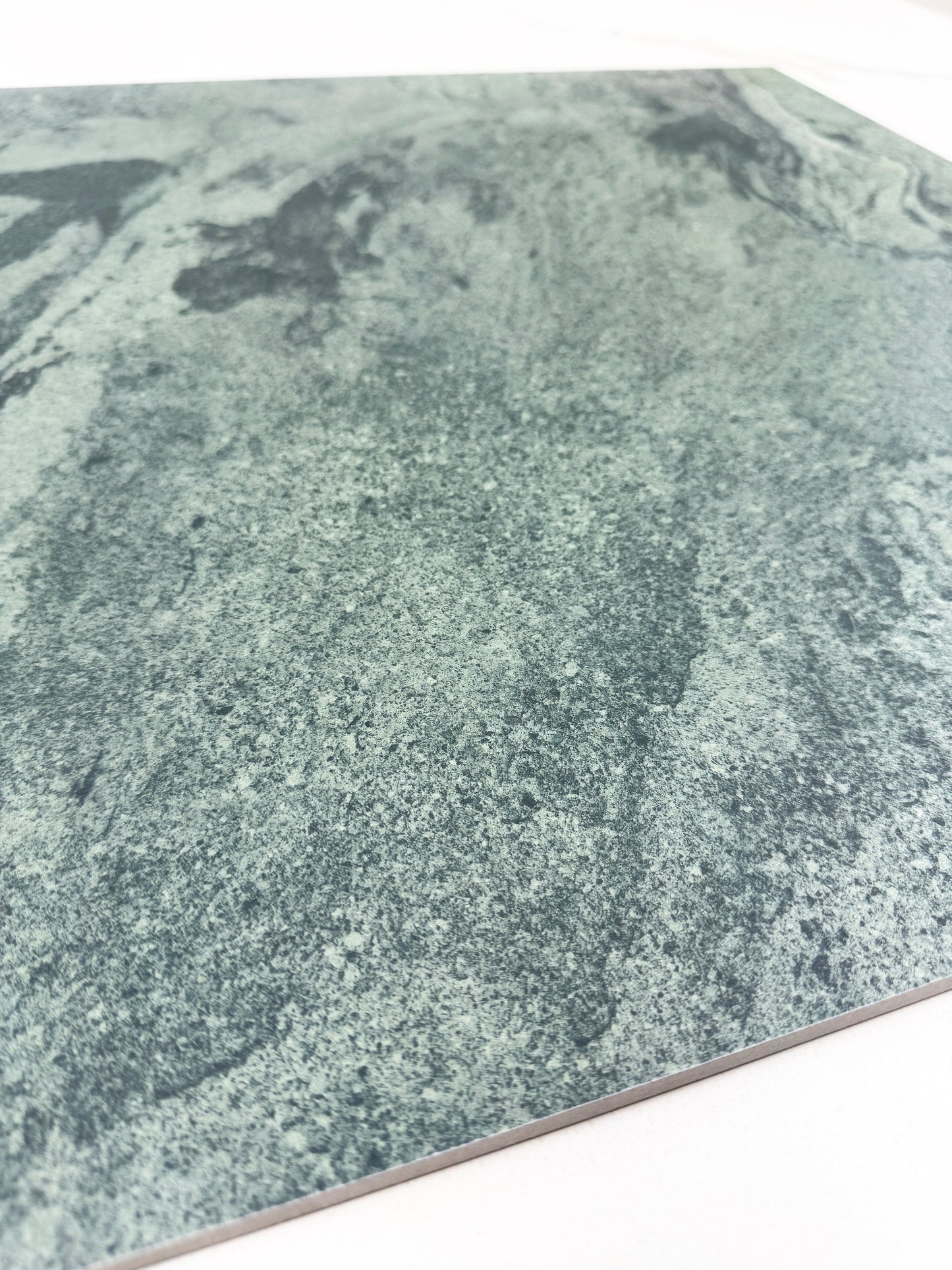 Close-up of a textured green surface of sukabumi porcelain tile