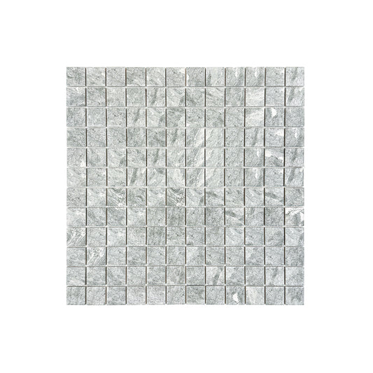 Majestic Naturale Myanmar Grey Stone Pattern Flate Surface Porcelain Mosaic
