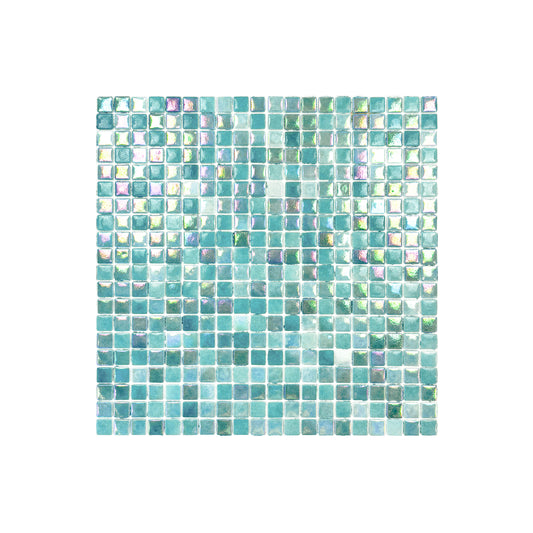Regal Europe Series Saga Green Glossy Recycled Glass Mosaic